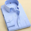 2019 Men Dress Shirt Long Sleeve Slim Brand Man Shirts Designer High Quality Solid Male Clothing Fit Business Shirts 4XL YN045